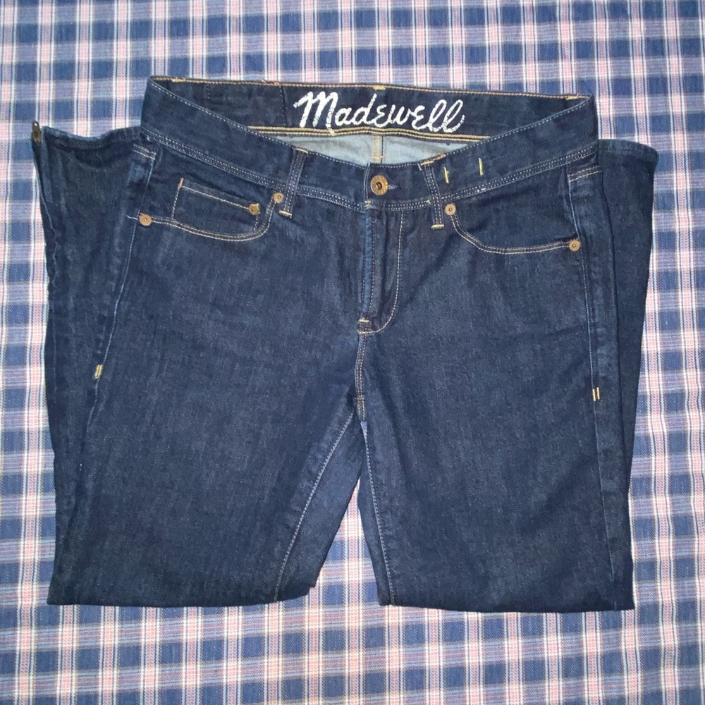 MADEWELL Cropped Jeans Dark Wash